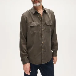 Two-pocket workshirt in TENCEL™ lyocell