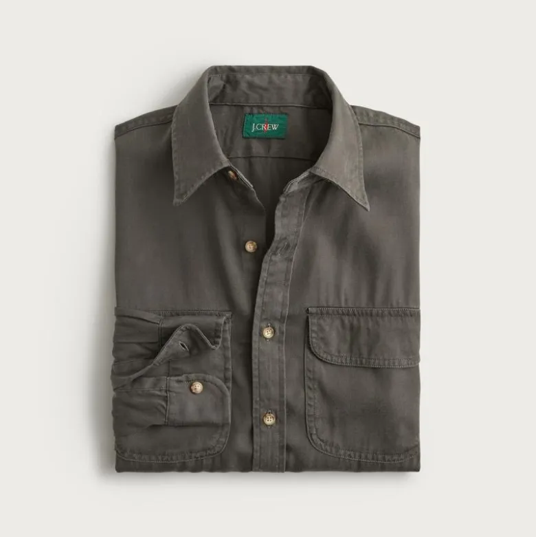 Two-pocket workshirt in TENCEL™ lyocell