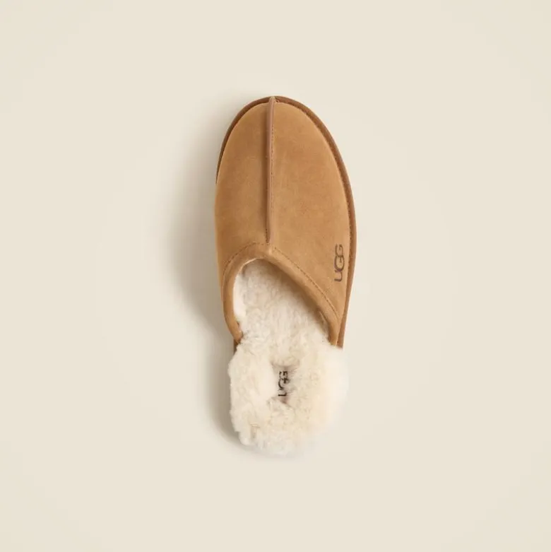 UGG® scuff slippers in suede