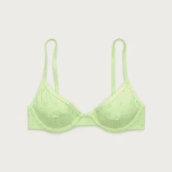 Underwire eyelet bikini top