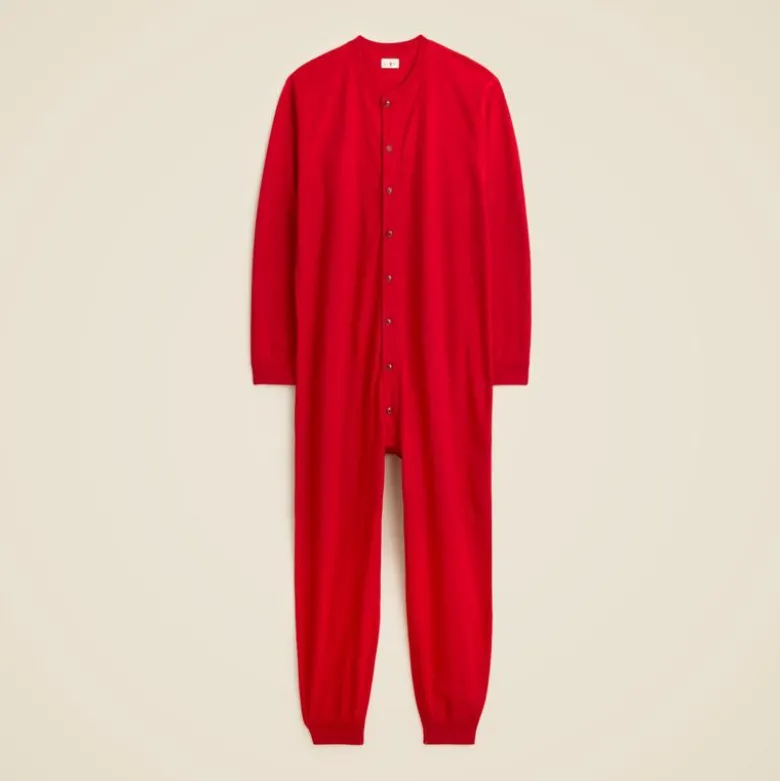 Union suit in premium-weight cotton