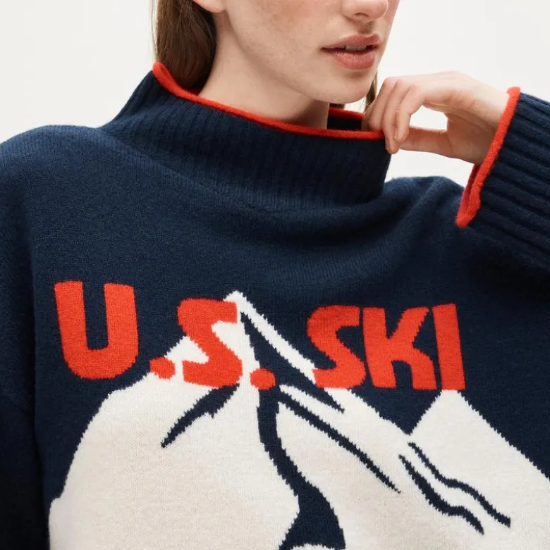 U.S. Ski & Snowboard by J.Crew graphic Rollneck™ sweater in vintage wool
