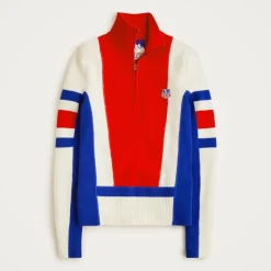 U.S. Ski & Snowboard by J.Crew graphic quarter-zip sweater in vintage wool