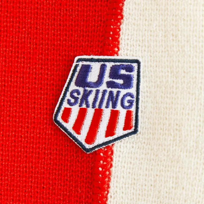 U.S. Ski & Snowboard by J.Crew graphic quarter-zip sweater in vintage wool