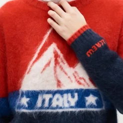 U.S. Ski & Snowboard by J.Crew graphic crewneck sweater in brushed cashmere