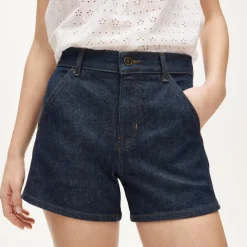 Utility denim short