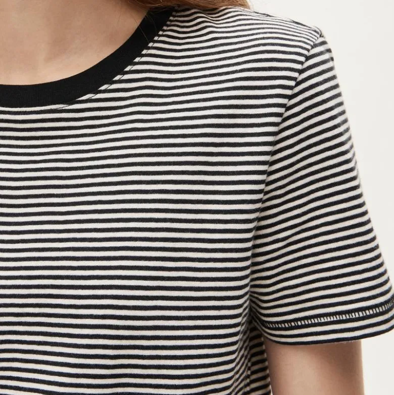 Vintage jersey classic-fit crewneck T-shirt in stripe