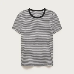 Vintage jersey classic-fit crewneck T-shirt in stripe