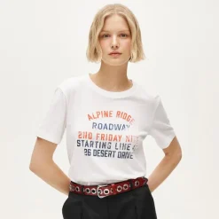 Vintage jersey relaxed-fit "Roadway" graphic T-shirt