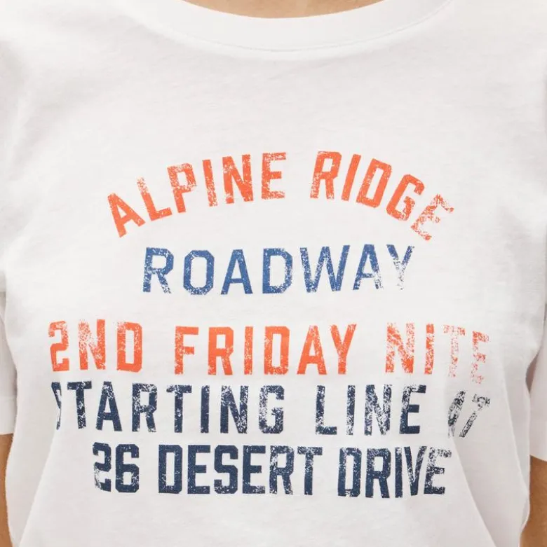 Vintage jersey relaxed-fit "Roadway" graphic T-shirt