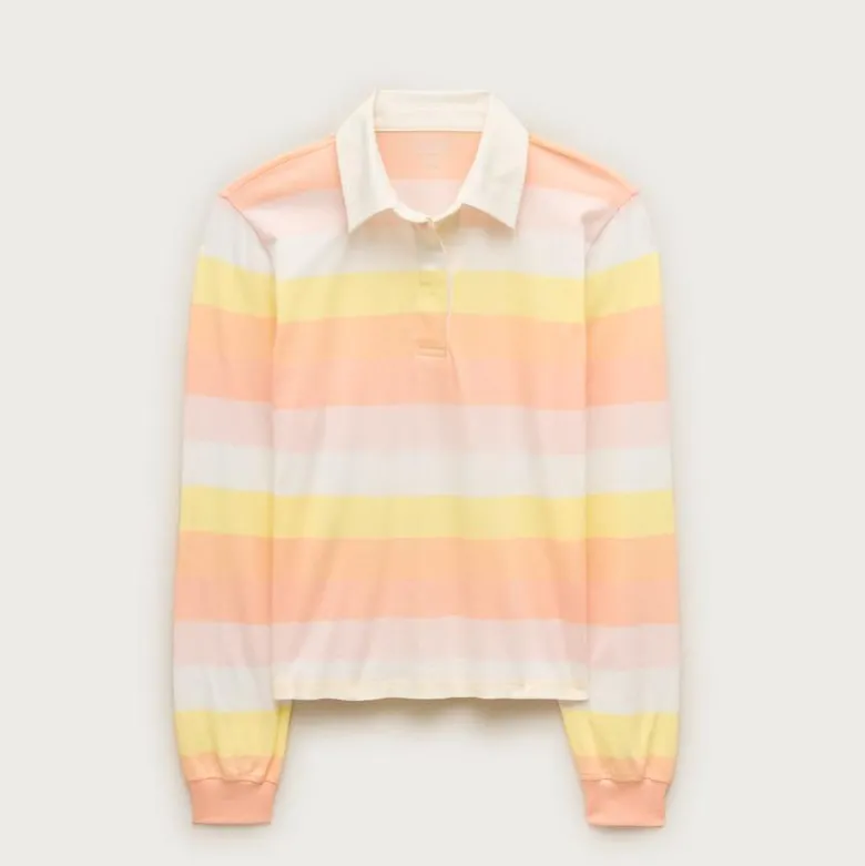 Vintage jersey rugby T-shirt in stripe