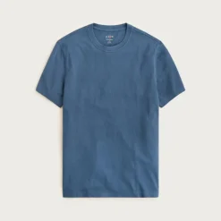 Vintage-wash cotton short-sleeve T-shirt
