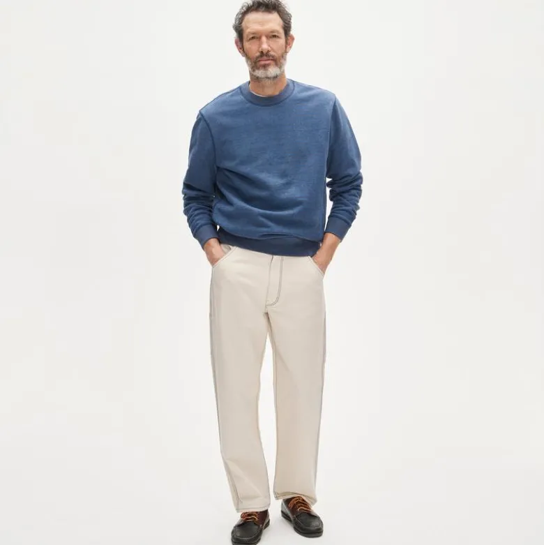 Wallace & Barnes carpenter pant in seeded canvas
