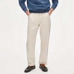 Wallace & Barnes carpenter pant in seeded canvas