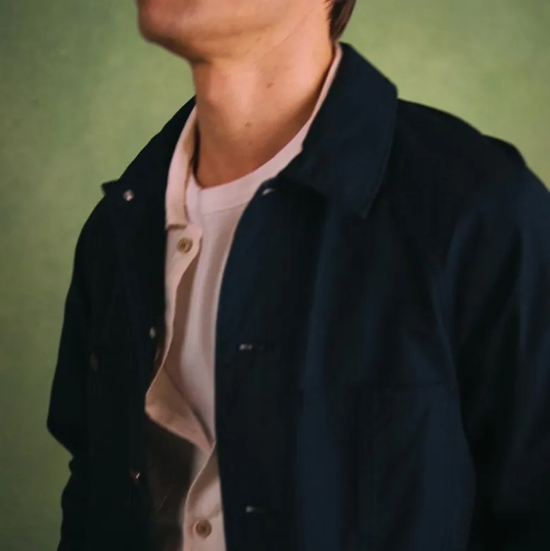Wallace & Barnes chambray workshirt in hemp-cotton blend