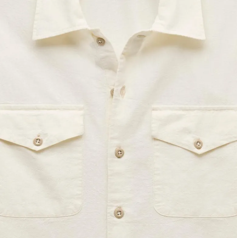 Wallace & Barnes chambray workshirt in hemp-cotton blend