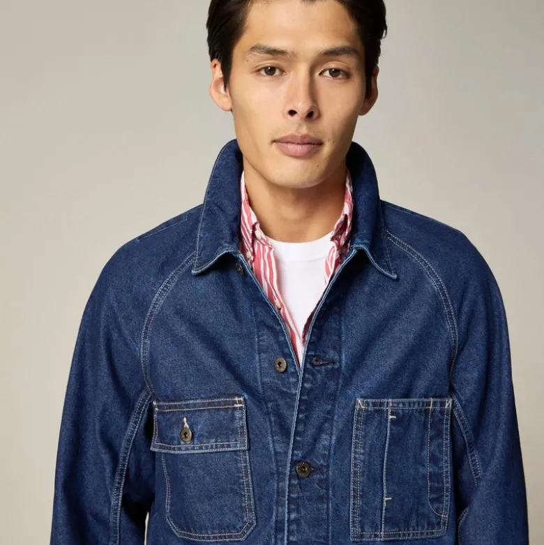Wallace & Barnes chore jacket in Japanese denim