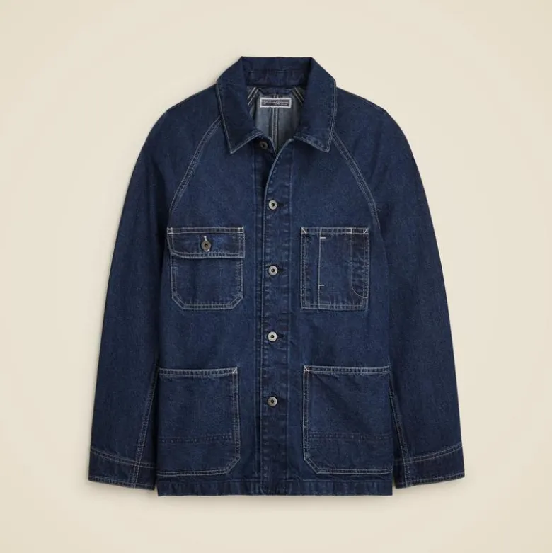 Wallace & Barnes chore jacket in Japanese denim