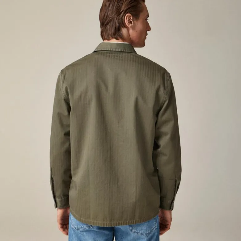 Wallace & Barnes cotton herringbone workshirt