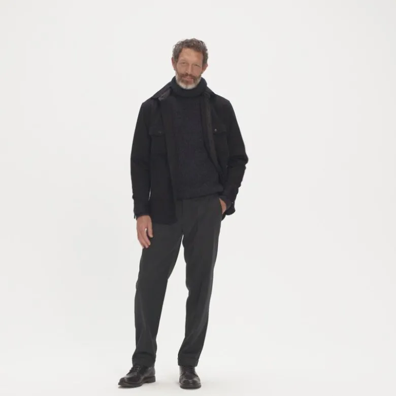 Wallace & Barnes CPO shirt in wool blend