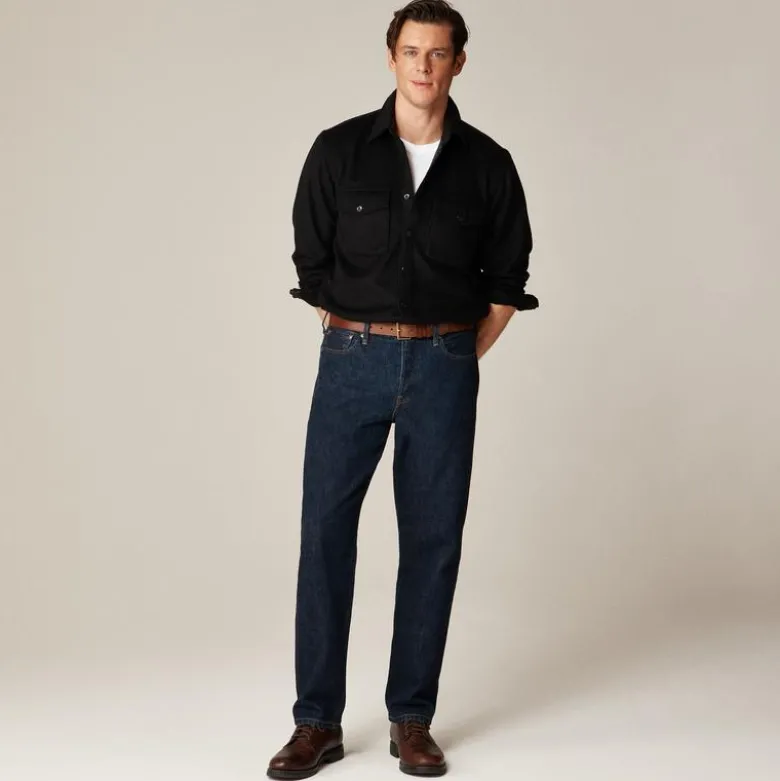 Wallace & Barnes CPO shirt in wool blend