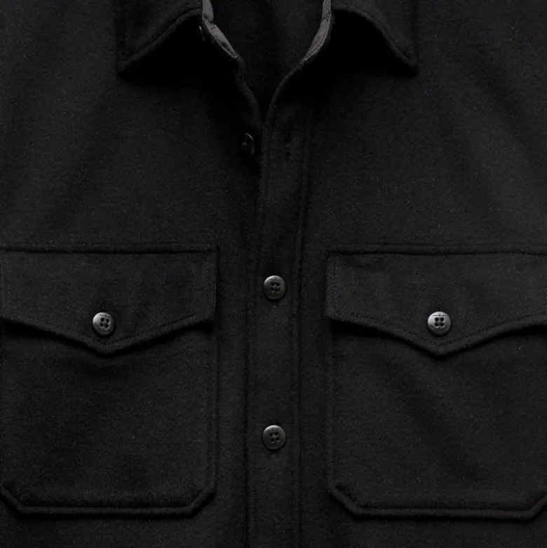 Wallace & Barnes CPO shirt in wool blend