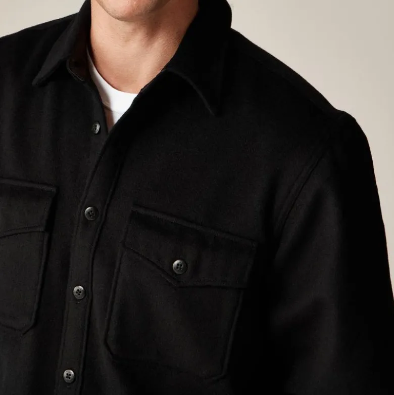 Wallace & Barnes CPO shirt in wool blend