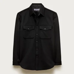Wallace & Barnes CPO shirt in wool blend