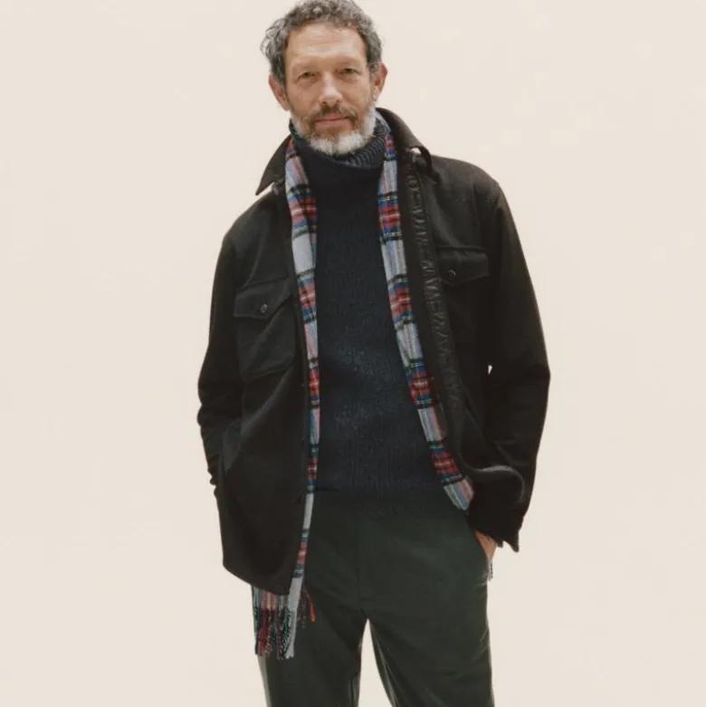 Wallace & Barnes CPO shirt in wool blend