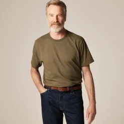 Wallace & Barnes heritage-weight cotton T-shirt