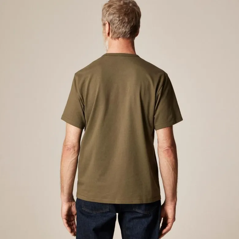 Wallace & Barnes heritage-weight cotton T-shirt