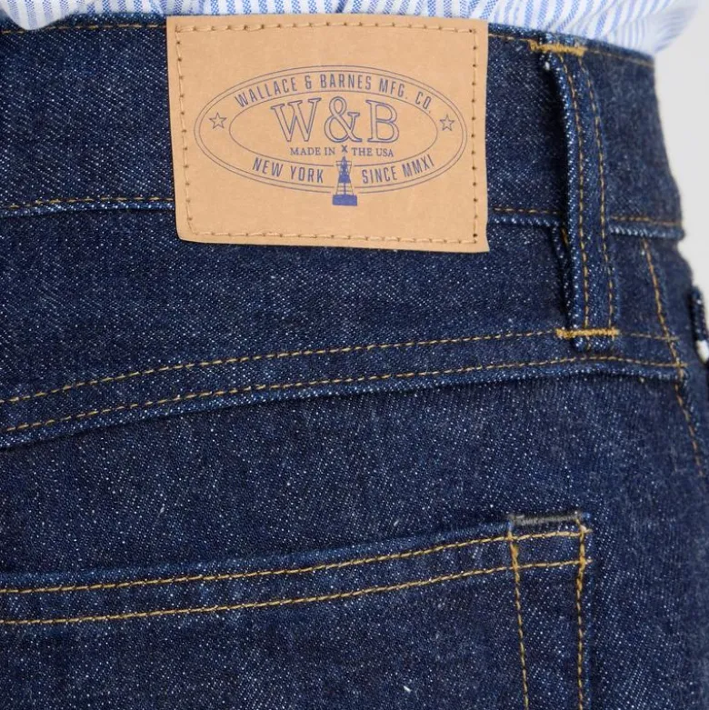 Wallace & Barnes straight-fit jean in Japanese selvedge denim