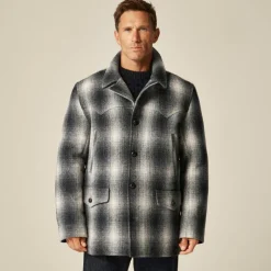 Wallace & Barnes wool-blend western peacoat