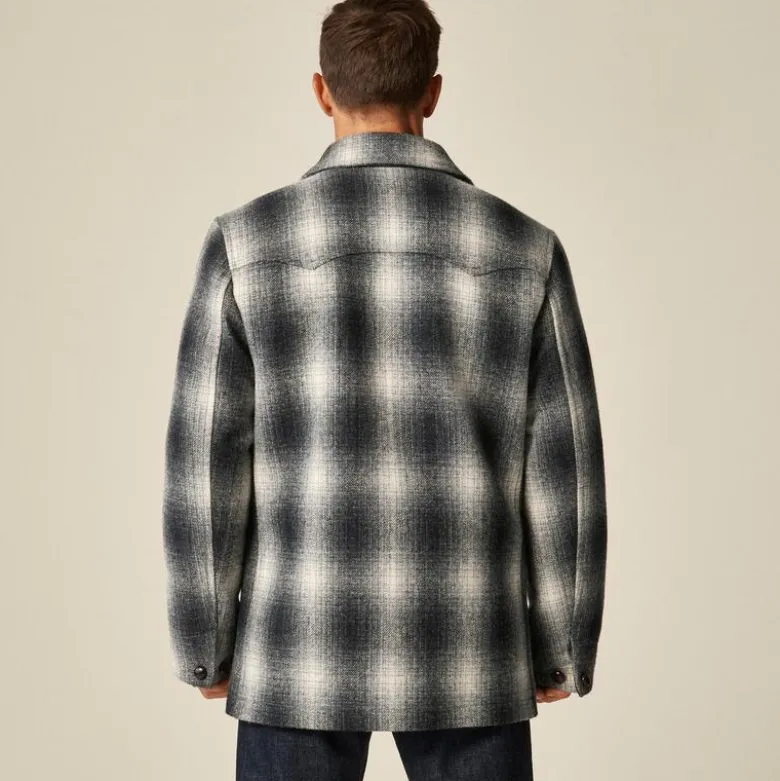 Wallace & Barnes wool-blend western peacoat