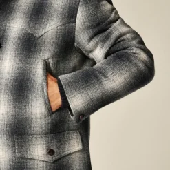 Wallace & Barnes wool-blend western peacoat