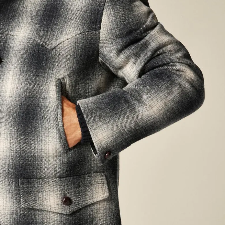 Wallace & Barnes wool-blend western peacoat