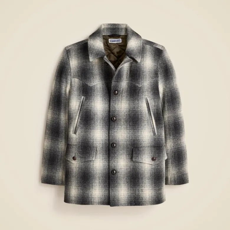Wallace & Barnes wool-blend western peacoat