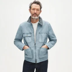 Wallace & Barnes zip-front chore jacket