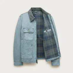 Wallace & Barnes zip-front chore jacket