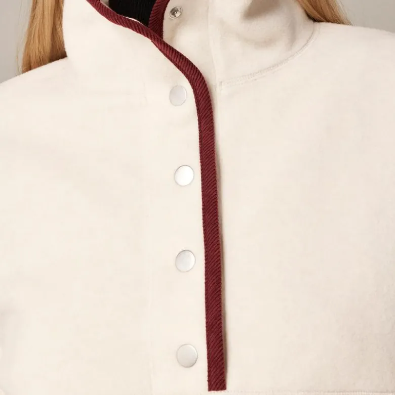 Warm-up fleece pullover