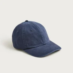 Washed canvas baseball cap