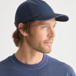 Washed canvas baseball cap