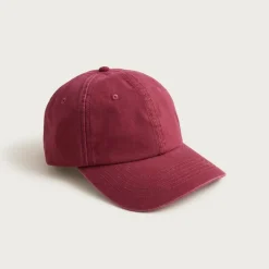 Washed canvas baseball cap