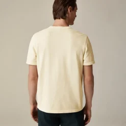 Washed piqué pocket T-shirt