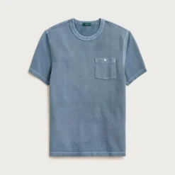 Washed piqué pocket T-shirt