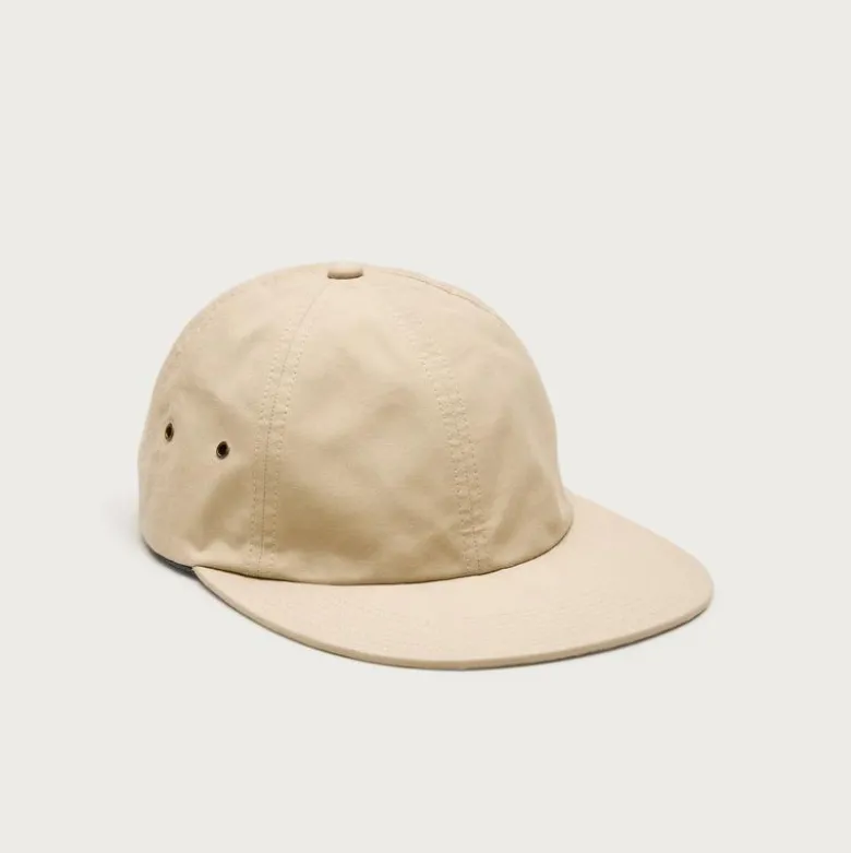 Waxed cotton walking cap