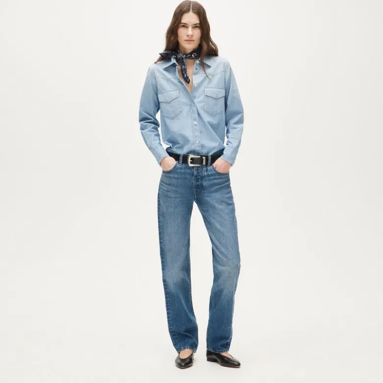 Western straight jean