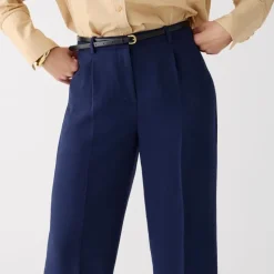 Wide-leg Essential pant in city crepe