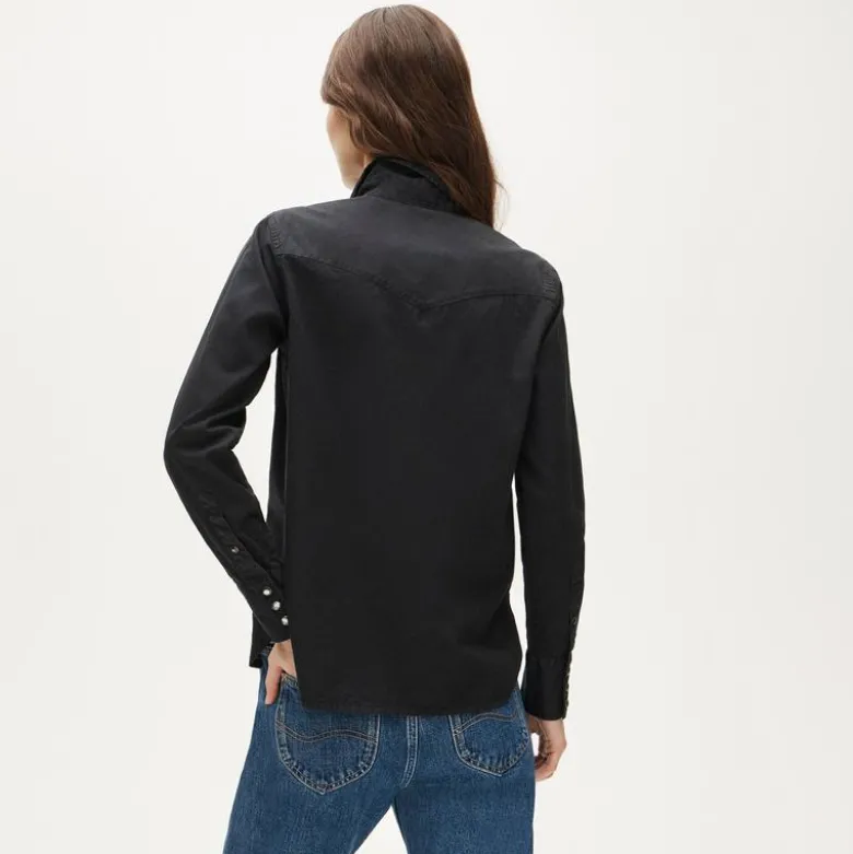 Women's Lee® X J.Crew Jules garment-dyed western shirt