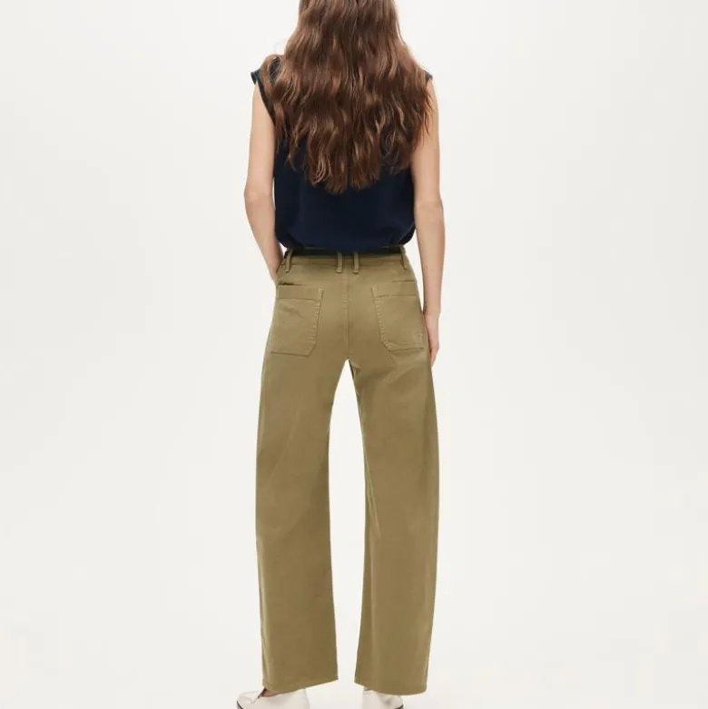 Zoe barrel pant in chino